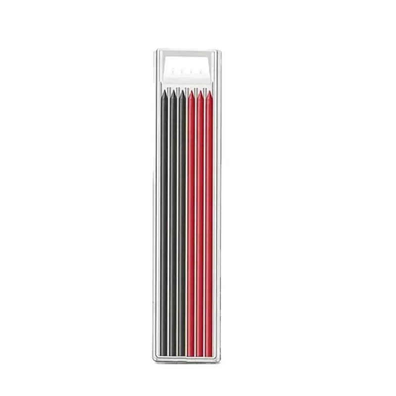 2.8mm Solid Carpenter Mechanical Pencil with Sharpener for Woodworking Construction Long Head Carpenter Pencil Stationery Supply