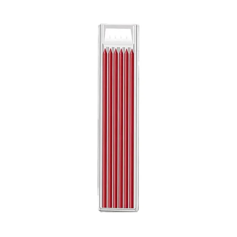 2.8mm Solid Carpenter Mechanical Pencil with Sharpener for Woodworking Construction Long Head Carpenter Pencil Stationery Supply